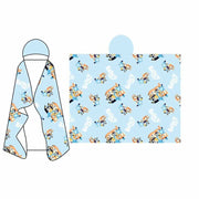 Manta Coralina Capucha Bluey 120x150 cm