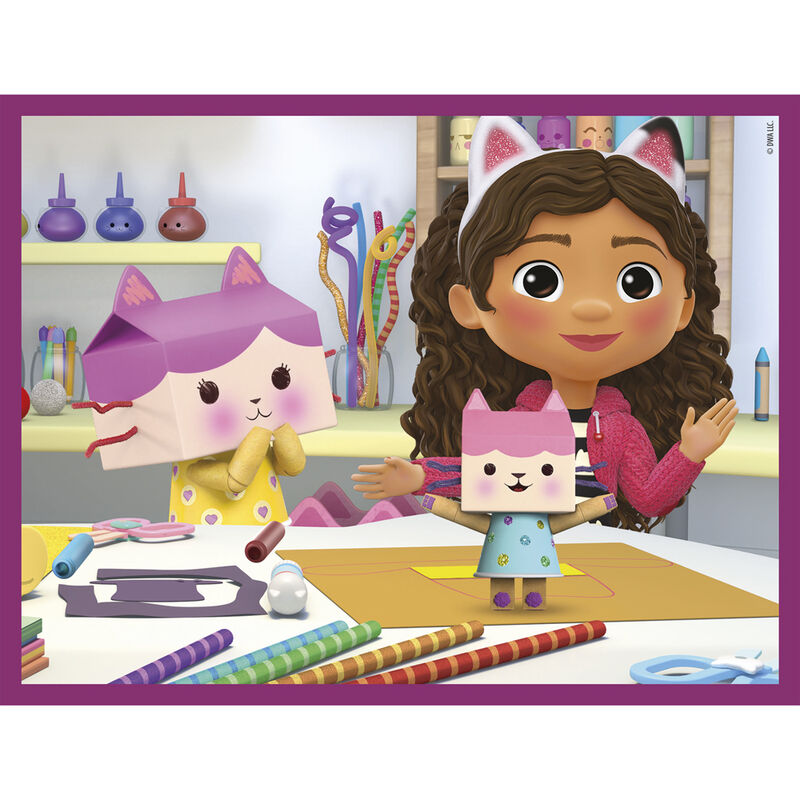 Puzzle Cubo la Casa de Muñecas de Gabby 12pzs