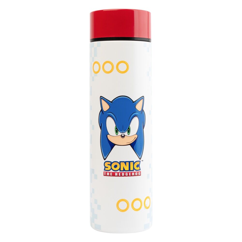 Botella Acero Inoxidable Sonic The Hedgehog 420ml