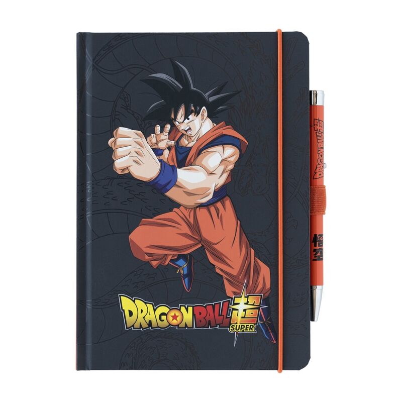Cuaderno A5 Premium y Bolígrafo Proyector Dragon Ball Super Frikytopia