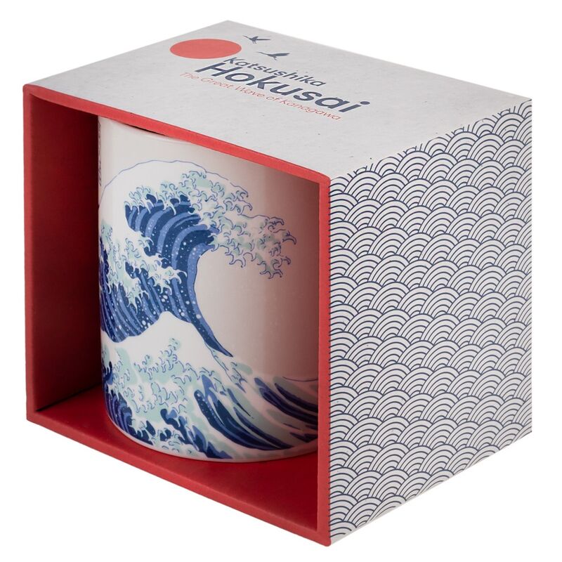 Taza la Gran Ola de Kanagawa Hokusai 350ml