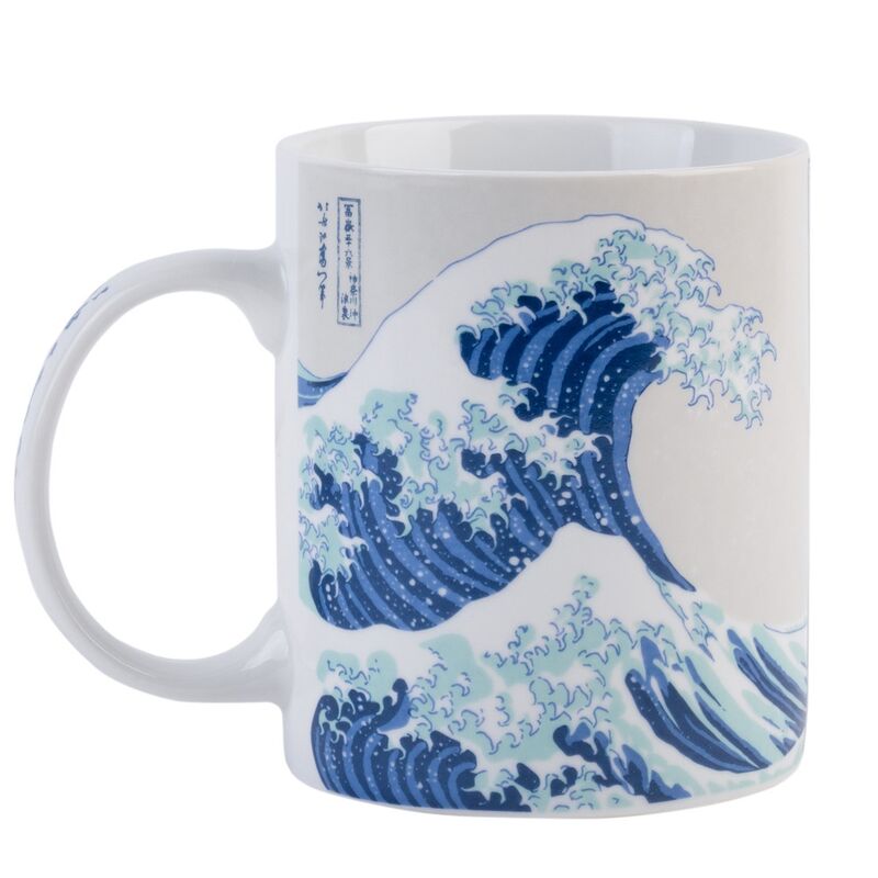 Taza la Gran Ola de Kanagawa Hokusai 350ml