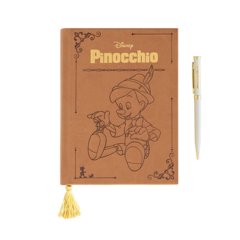Set Cuaderno A5 + Boligrafo Pinocho Disney Frikytopia