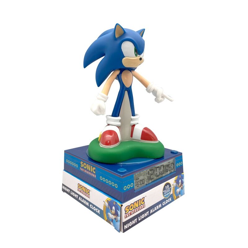 Lampara 3D con Despertador Sonic The Hedgehog