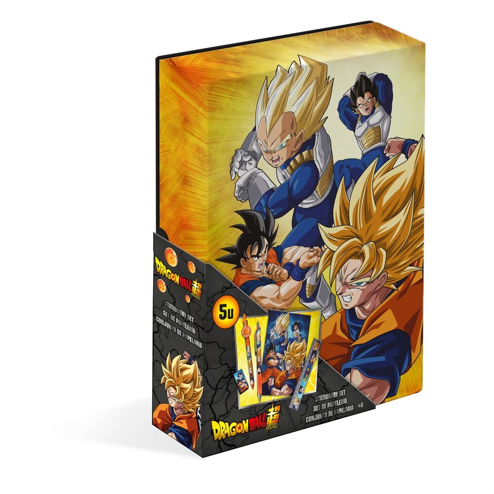 Estuche Papelería Dragon Ball Super 5 piezas Frikytopia