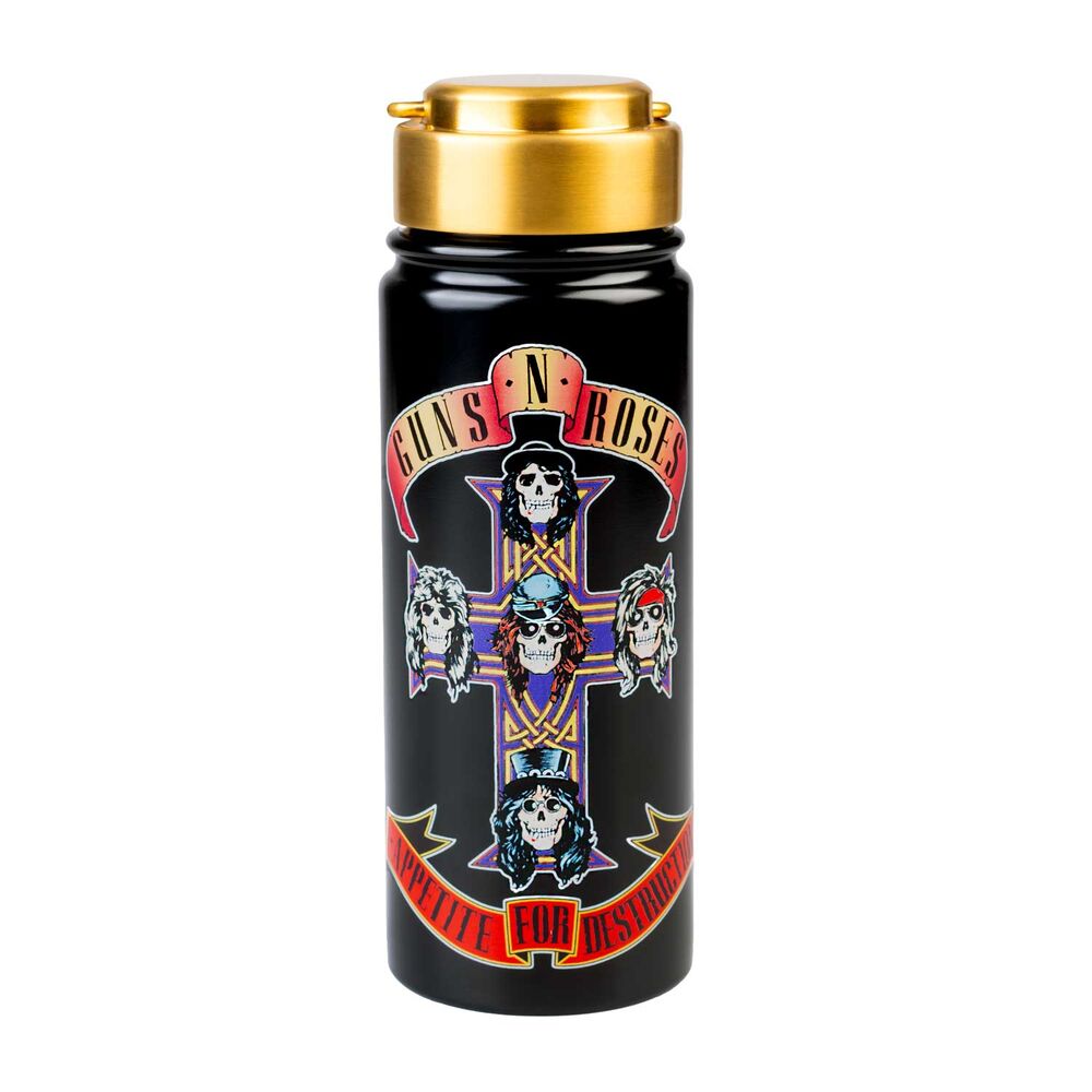 Botella acero inoxidable Guns N Roses 500ml Frikytopia