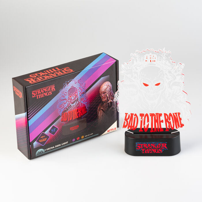 Lampara Led Bad To The Bone Stranger Things