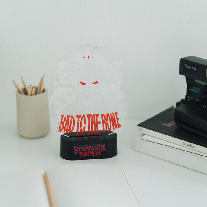 Lampara Led Bad To The Bone Stranger Things