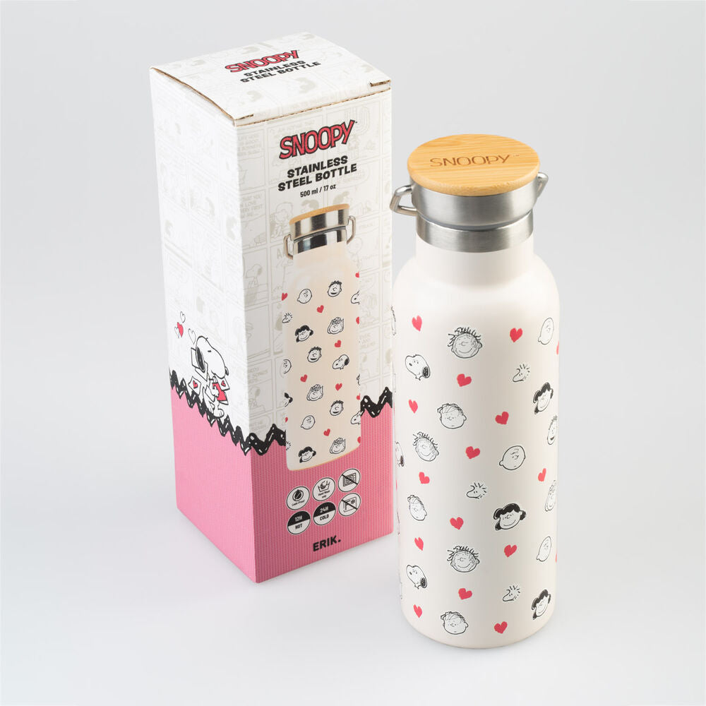 Botella Acero Inoxidable Snoopy Peanuts 500ml