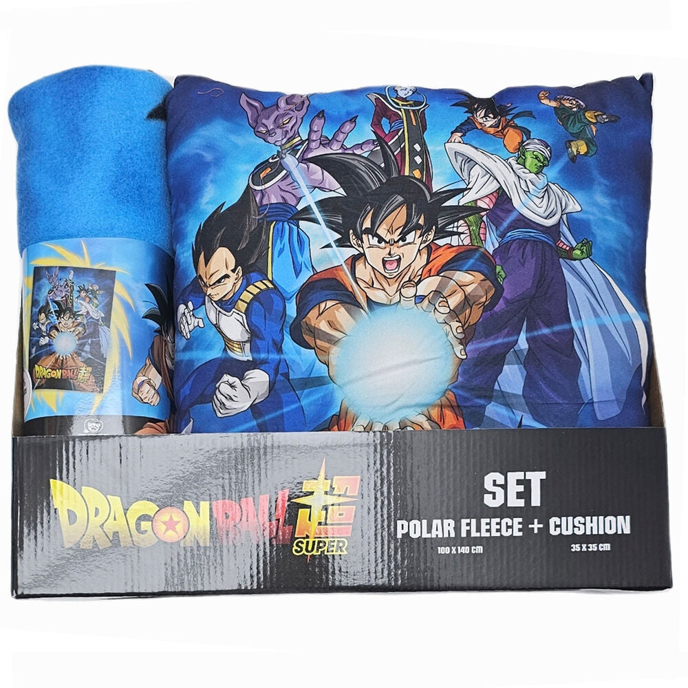 Set Manta Polar y Cojín Dragon Ball Super Frikytopia