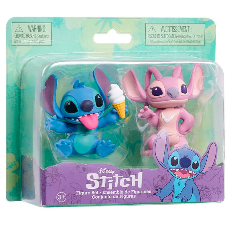 Blister 2 Figuras Stitch Disney 7,5 cm Surtido