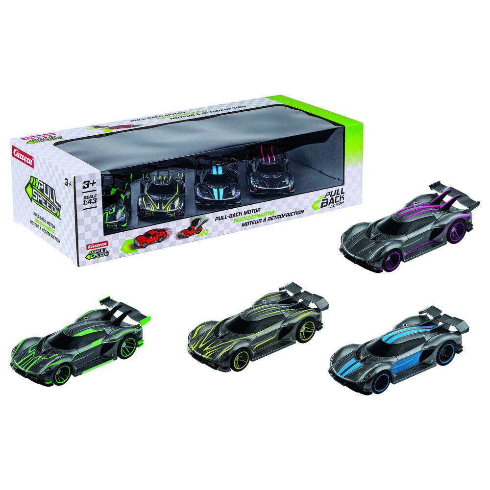 Blister 4 coches Hypercars pull back Frikytopia