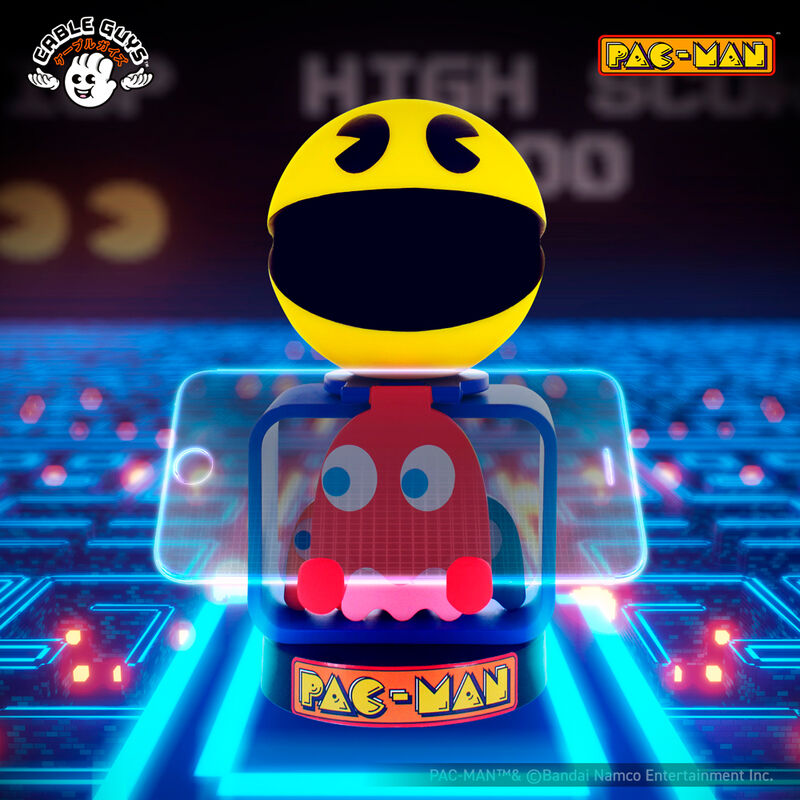 Cable Guy Soporte Sujecion Pac Man 20 cm