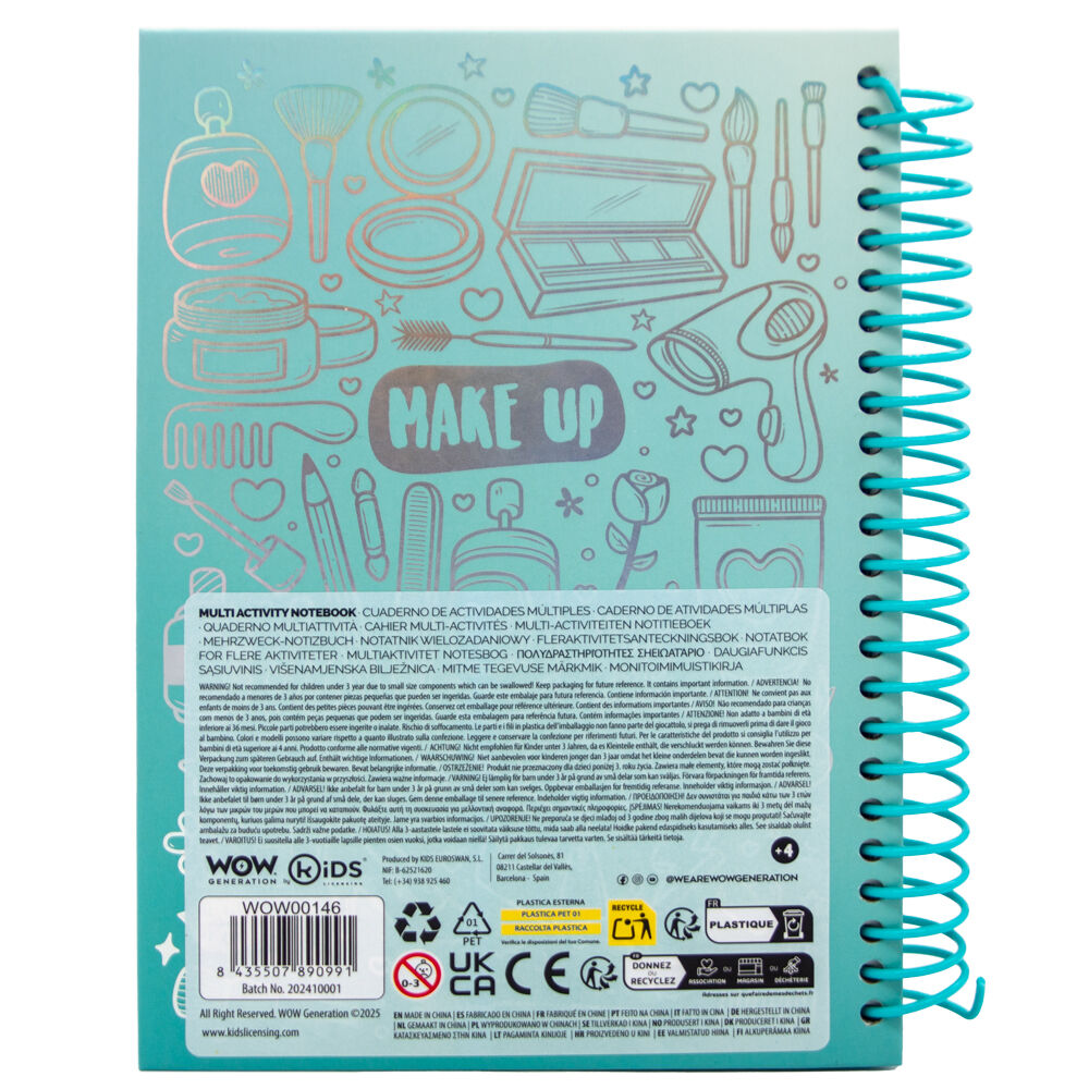 Cuaderno A5 Diseñadora de Moda Annie Wow Generation
