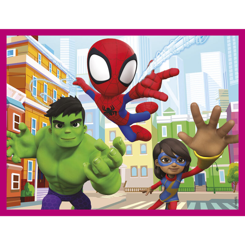 Puzzle Cubo Spidey Marvel 12pzs