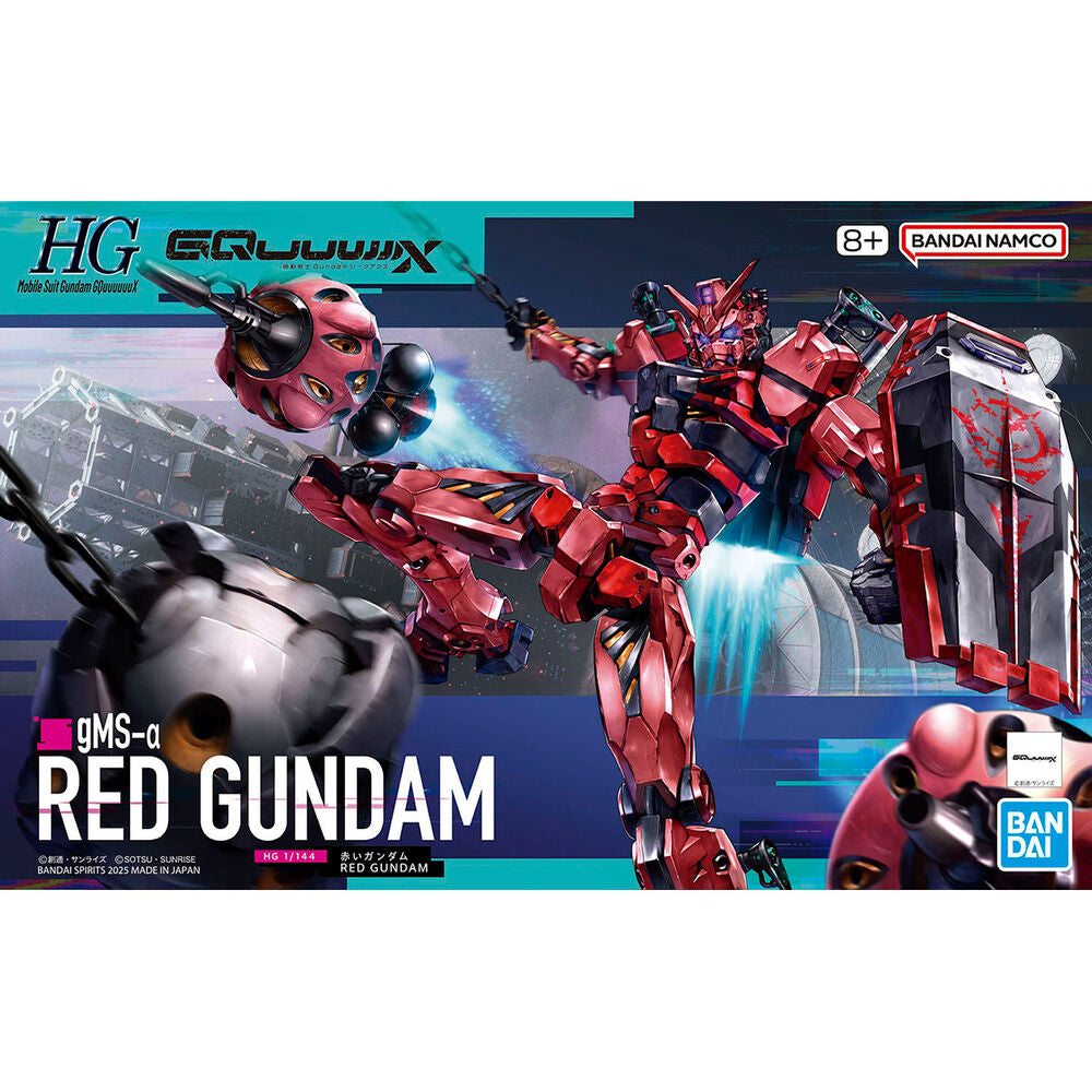 Maqueta Red Gundam Mobile Suit Gundam GQuuuuuuX Frikytopia