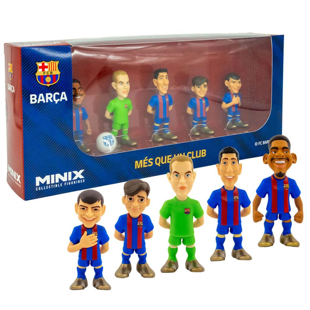 Pack 5 figuras minix fc barcelona Frikytopia