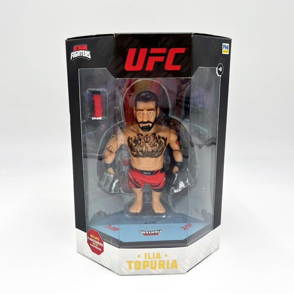 Ufc leyendas: maxi figura articulada + accesorios surtido - ilia topuria Frikytopia