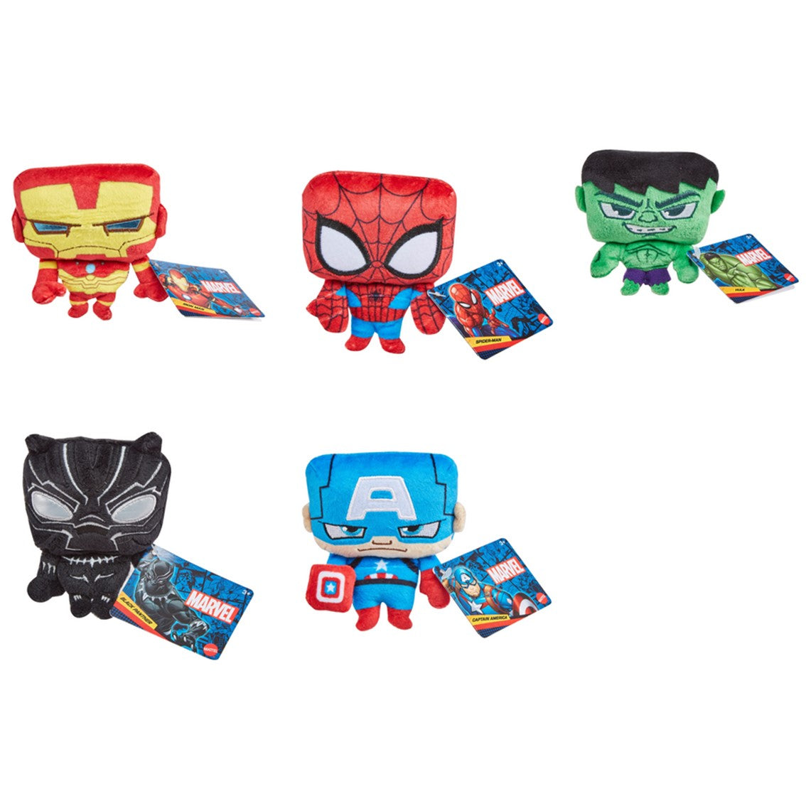 Surtido peluches mattel marvel 20 cm 16 unidades Frikytopia