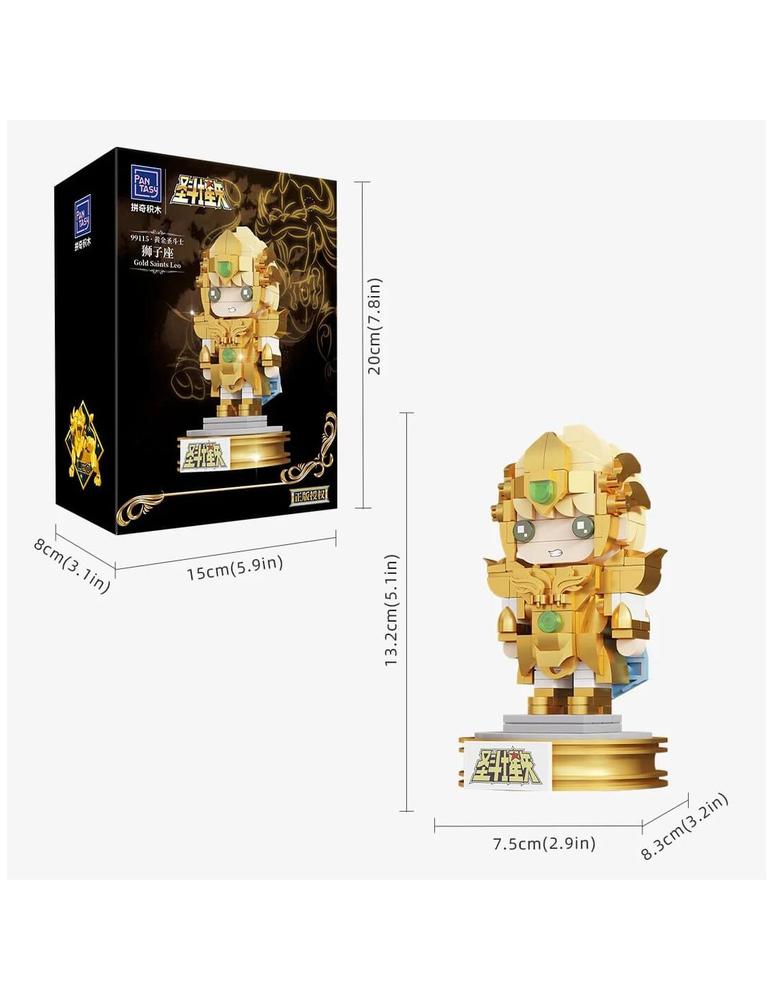 Leo mini set construccion 13 cm saint seiya Frikytopia
