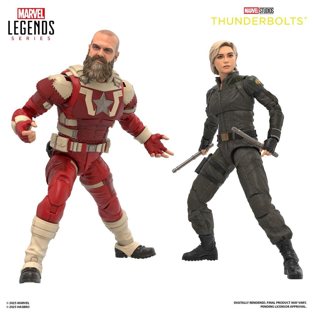 Figura Hasbro Marvel Studios Thunderbolts Marvel Legends Series Yelena Belova & Red Guardian 15 cm