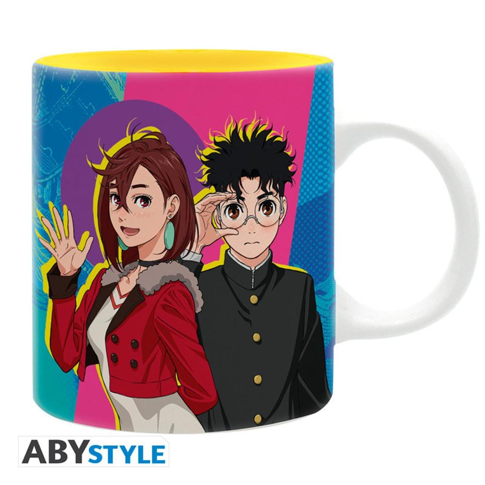 Taza abystyle dandadan momo y okarun 320ml Frikytopia