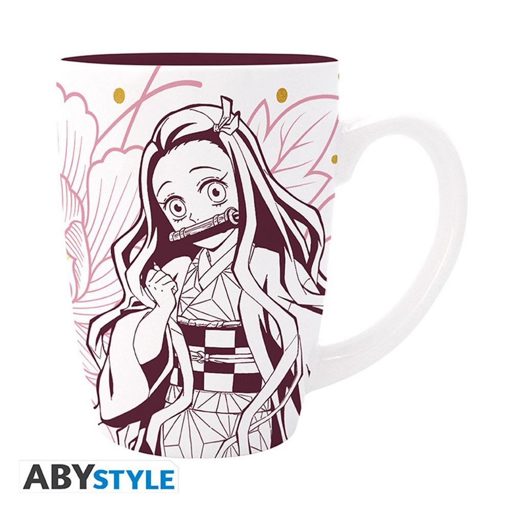 Taza abystyle demon slayer kimetsu no yaiba nezuko kamado 400ml Frikytopia