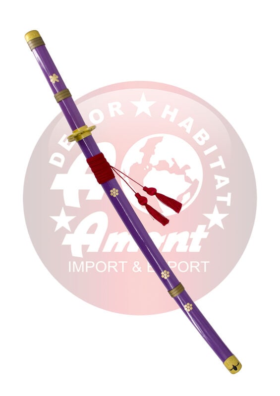 Katana de Acero Decorativa Amont One Piece Enma de Roronoa Zoro 103 cm Frikytopia