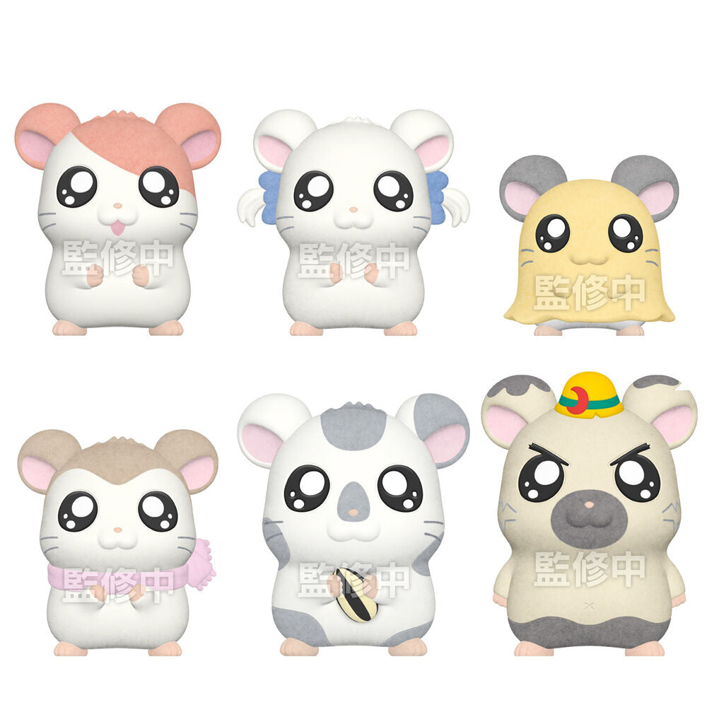 Hamtaro flocked doll 1 unidad aleatoria Frikytopia