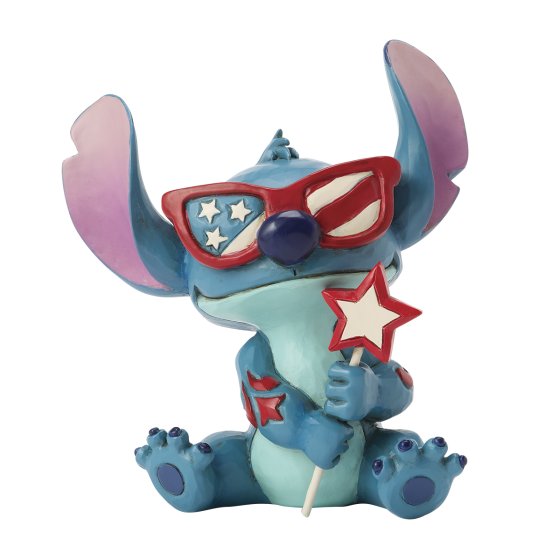 Figura enesco diseny stitch patriota Frikytopia