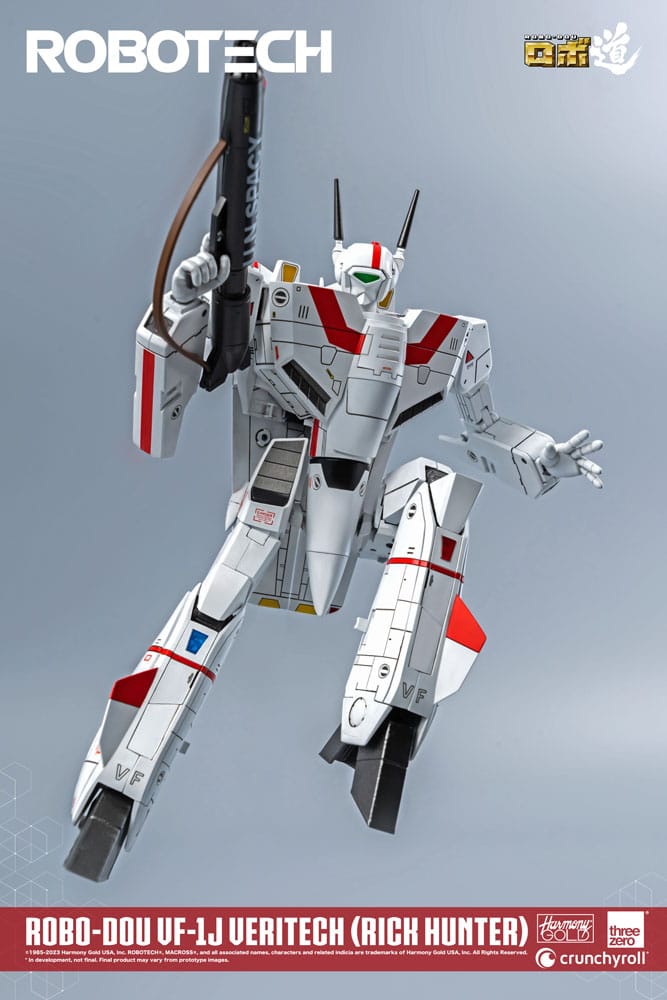 Robotech Figura ROBO-DOU VF-1J Veritech (Rick Hunter) 20 cm
