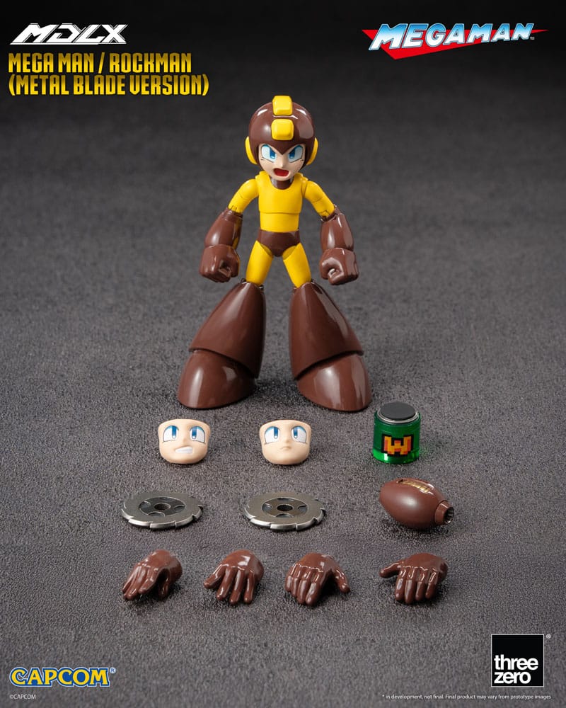 Mega Man Figura MDLX Mega Man / Rockman (Metal Blade Version) 10 cm