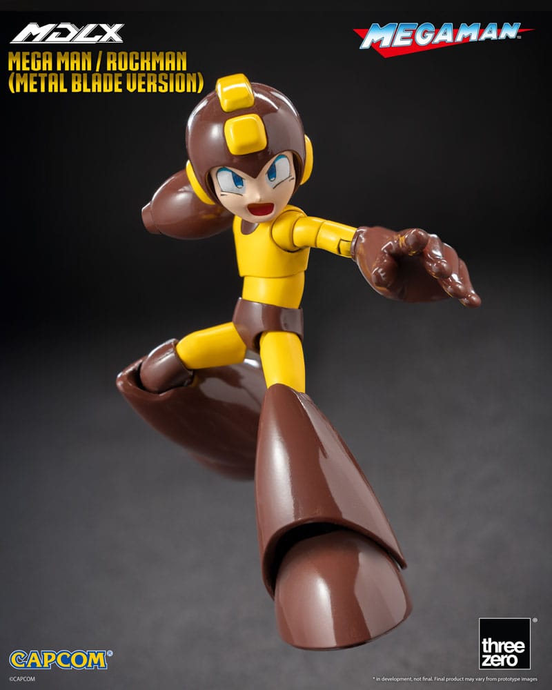 Mega Man Figura MDLX Mega Man / Rockman (Metal Blade Version) 10 cm