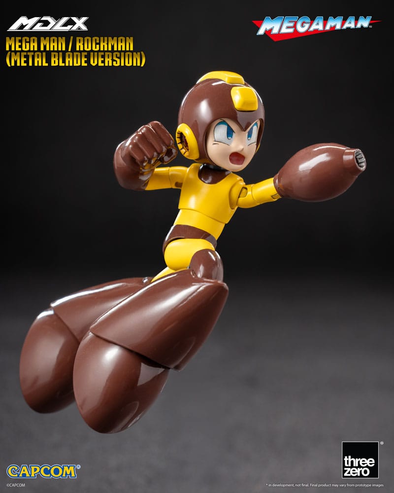 Mega Man Figura MDLX Mega Man / Rockman (Metal Blade Version) 10 cm