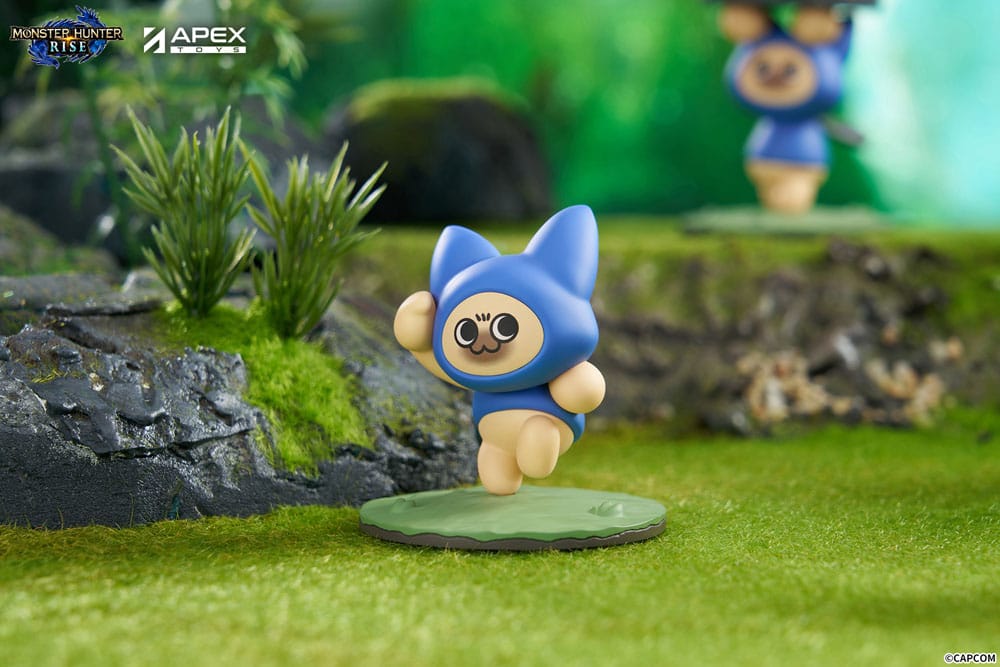 Monster Hunter Rise Pack de 6 Figuras Felyne Cat