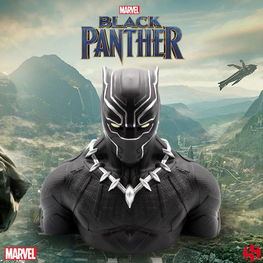 Marvel Comics Hucha Black Panther Wakanda Deluxe 20 cm Frikytopia