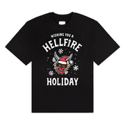 Stranger Things Camiseta Wishing You a Hellfire Holiday Talla XXL
