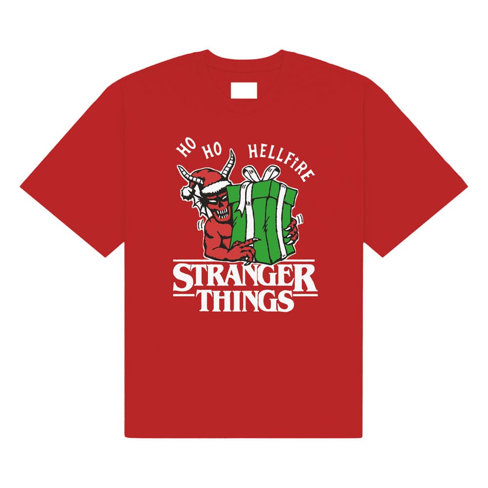 Stranger Things Camiseta Ho Ho Hellfire Talla XL