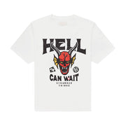 Stranger Things Camiseta Hell Can Wait (white) Talla XXL