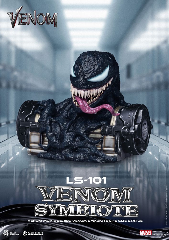 Venom Estatua Tamaño Real Movie Series Venom Symbiote 24 cm