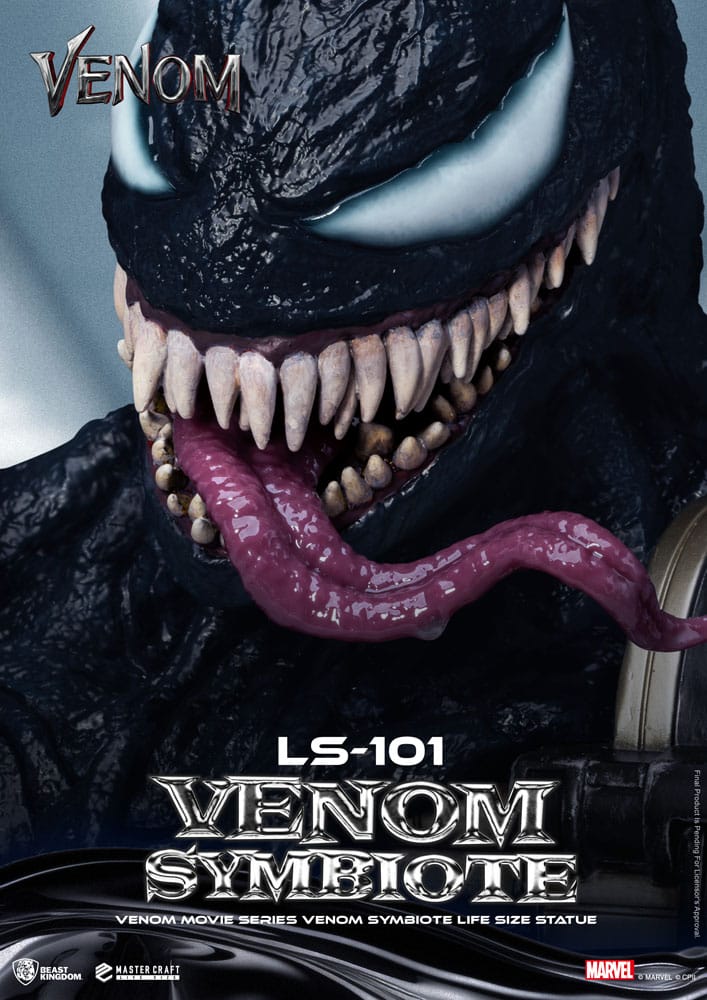 Venom Estatua Tamaño Real Movie Series Venom Symbiote 24 cm