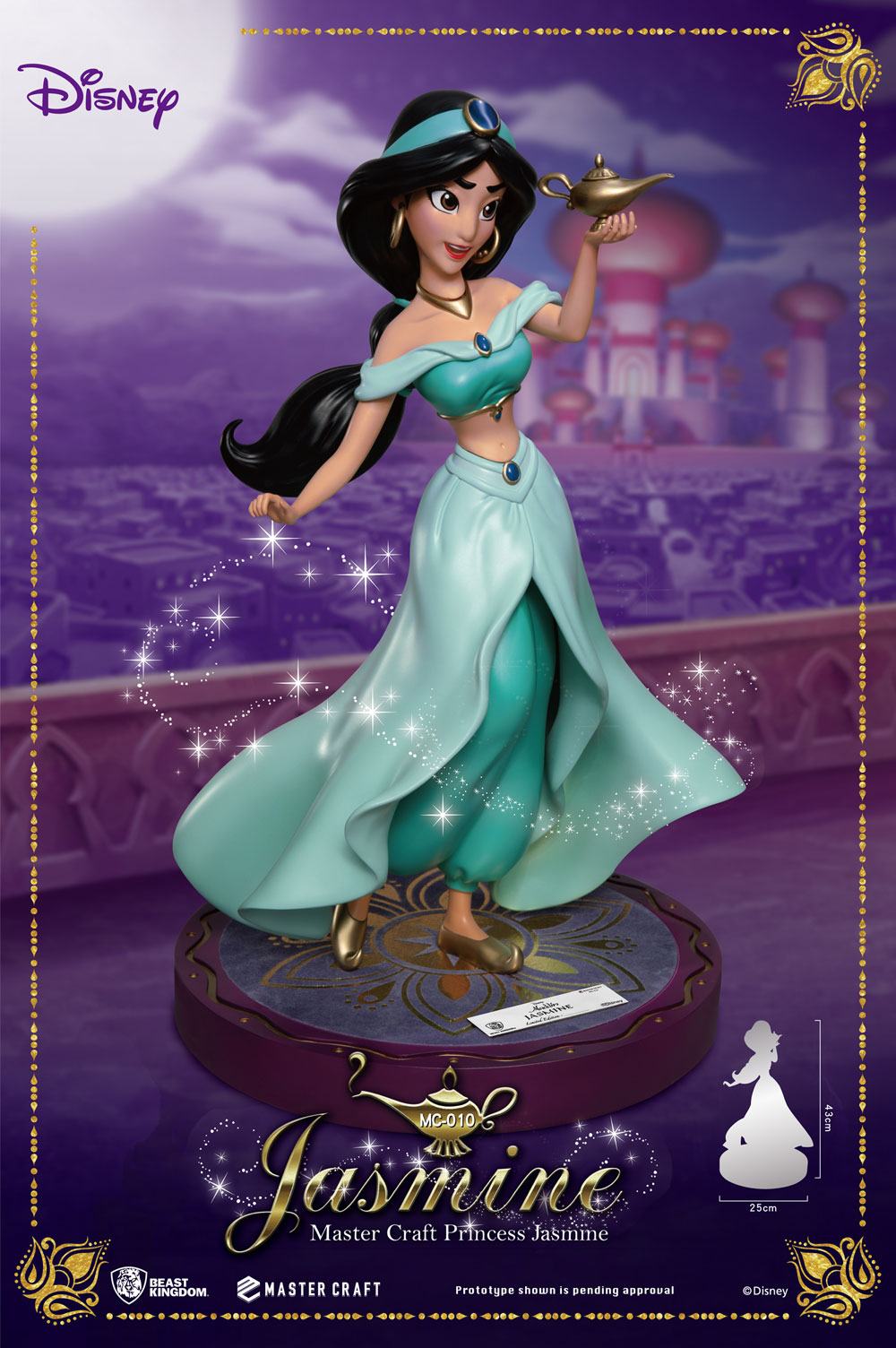 Disney (Aladdin) Estatua Master Craft Jasmine 38 cm