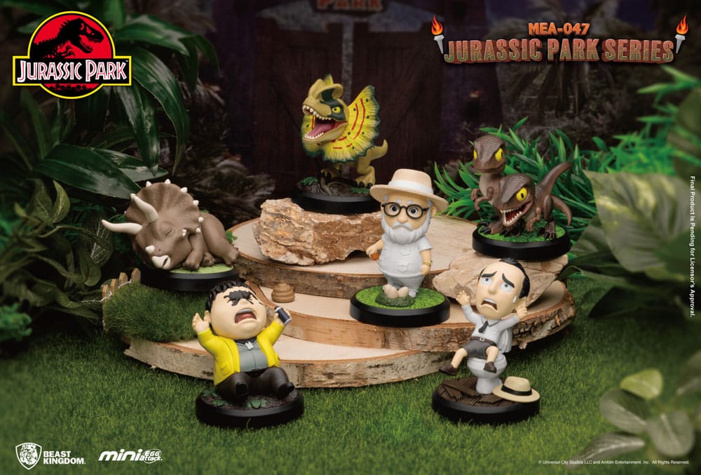 Jurassic Park Pack de 6 Figuras Mini Egg Attack Jurassic Park Series Set 10 cm Frikytopia