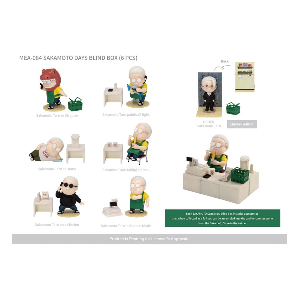 Sakamoto Nichijou Store Series Figuras Sakamoto Taro Blind Box (6) Frikytopia