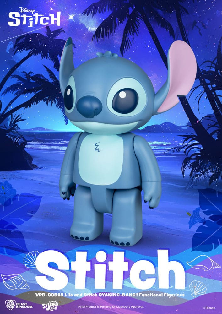 Lilo & Stitch Syaking Bang Hucha de Vinilo Stitch 30 cm