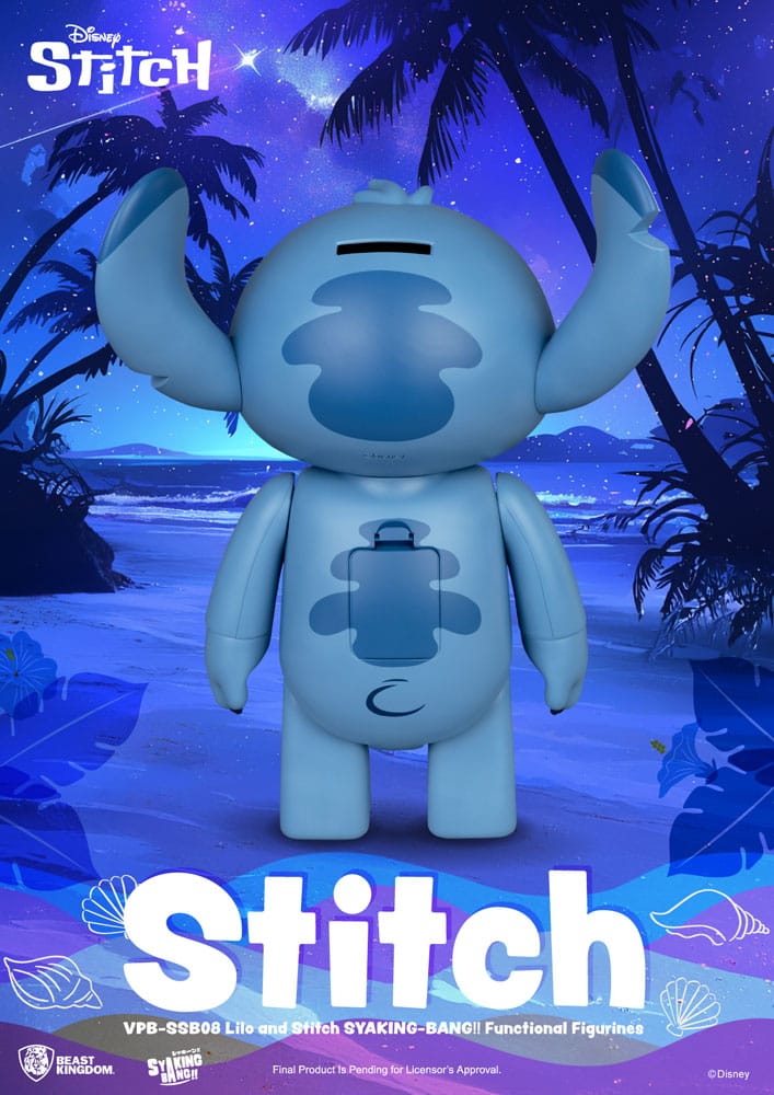 Lilo & Stitch Syaking Bang Hucha de Vinilo Stitch 30 cm