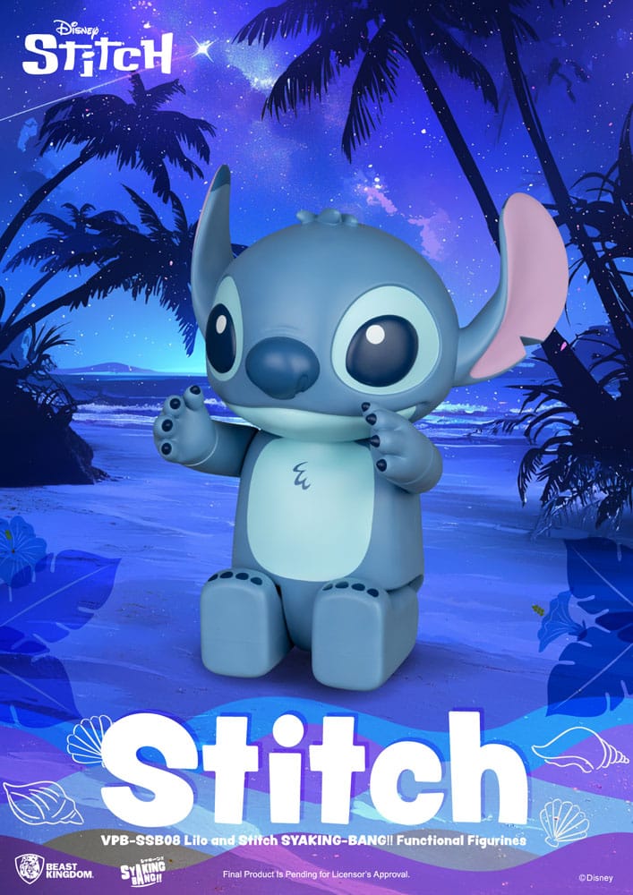 Lilo & Stitch Syaking Bang Hucha de Vinilo Stitch 30 cm