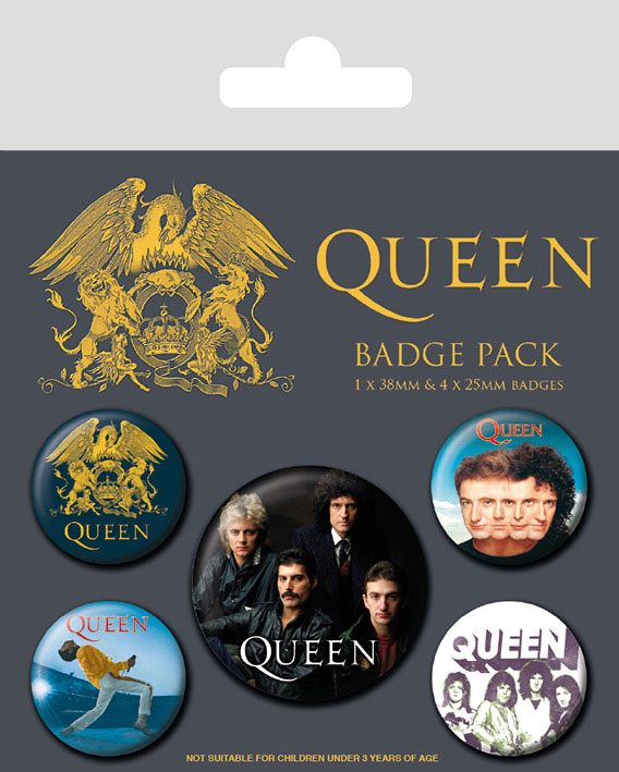 Queen Pack 5 Chapas Classic