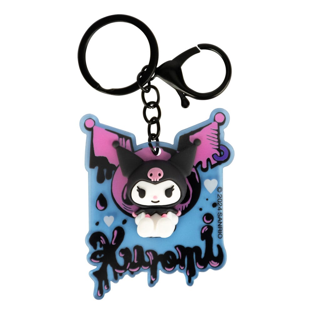 Sanrio Llavero 3D acrílico Kuromi Frikytopia
