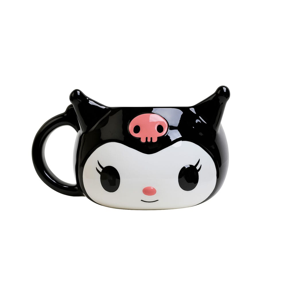 Sanrio Set Taza 3D y Calcetines Kuromi